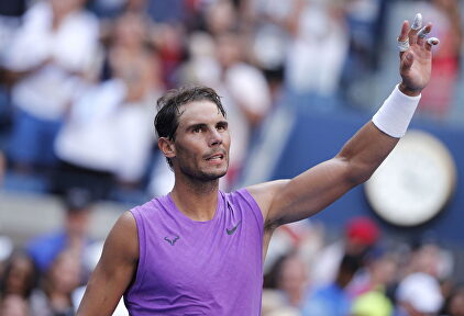 Nadal tras ganar el encuentro de esta noche | EFE