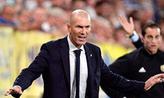 Zinedine Zidane, durante el partido del pasado domingo en Villarreal. | EFE
