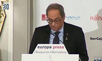 Torra amenaza en Madrid: "no aceptaremos la sentencia y actuaremos en consecuencia"