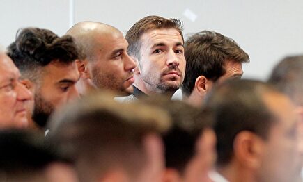 Gabi Fernández, durante el juicio por el presunto amaño del Levante-Zaragoza. | EFE