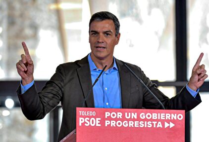 Pedro Sánchez, en un acto del PSOE en Toledo | EFE