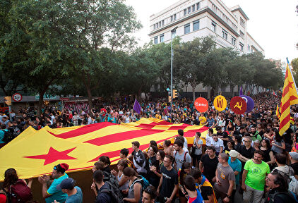 Manifestación por la Diada de 2019 en Barcelona | EFE