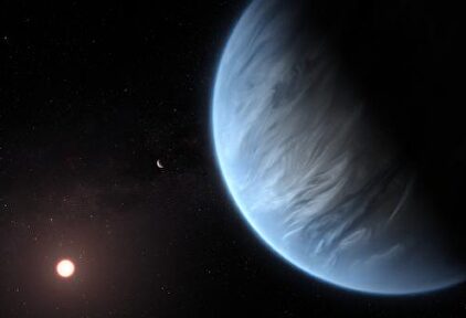 El planeta que contiene vapor de agua en su atmósfera | ESA/Hubble, M. Kornmesser, NASA's Goddard Space Flight Center Conceptual Image Lab