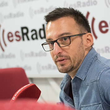 Amenábar en esRadio. |  David Alonso Rincón