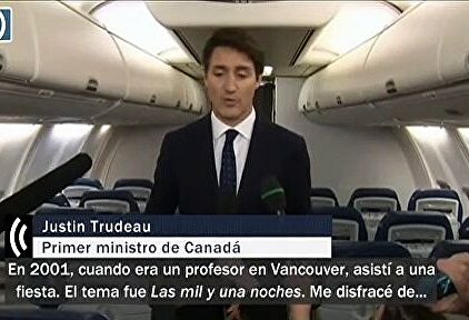Justin Trudeau pide perdón por disfrazarse de Aladino y maquillarse en el año 2001