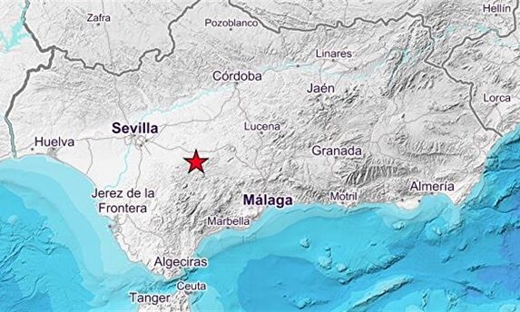 Localización sobre el mapa de los seísmos | IGN