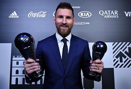 Leo Messi, cuando recibió el premio The Best. | Archivo