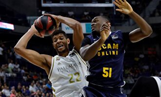 El Real Madrid gana cómodamente al UCAM Murcia en casa (97-69)