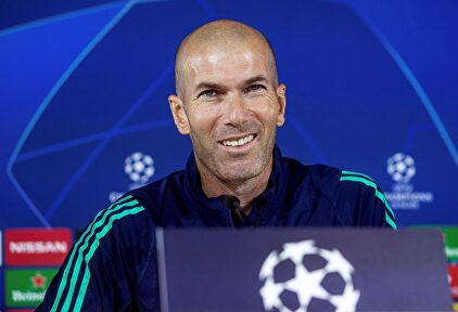Zidane, en rueda de prensa. | EFE