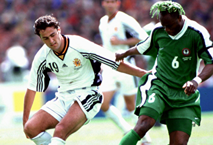 West contra Kiko en el Mundial de 1998. Twitter