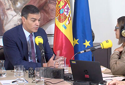 Sánchez, durante la entrevista | Cadena SER
