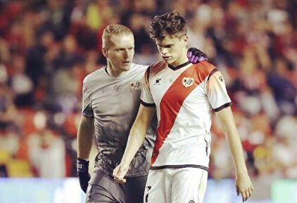 Martín Pascual, abatido tras sus últimas actuaciones con el Rayo Vallecano. | Archivo