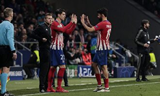 Morata y Costa, los nueves del Atlético. | Cordon Press