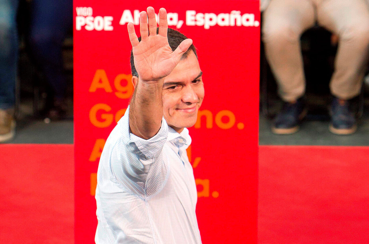 Pedro Sánchez, en un acto | EFE