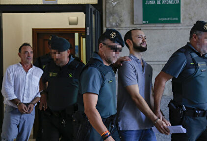 José Antonio Marín pasa a disposición judicial junto a su hijo, Sandro Marín. | Europa Press