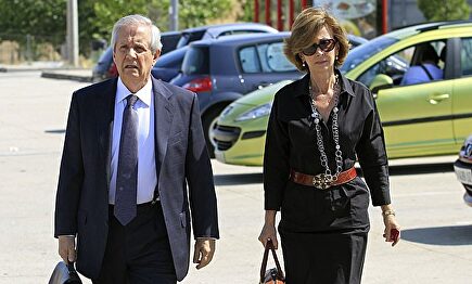 Javier Gómez de Liaño y su mujer, María Dolores Márquez de Prado |  EFE