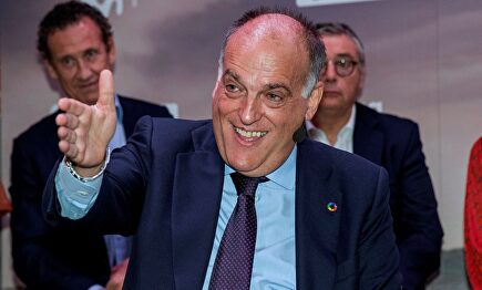 Javier Tebas, presidente de LaLiga. |  EFE