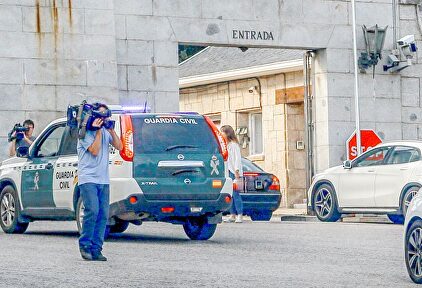 La Guardia Civil entra en el Valle de los Caídos