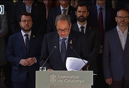 Torra: "Reiteramos nuestro compromiso de avanzar hacia la república catalana"