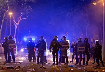 Imagen de los disturbios registrados en Cataluña tras la sentencia del 1-O | EFE