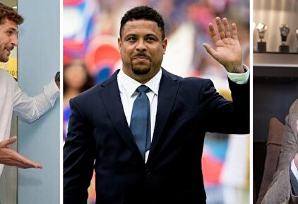 Fernando Llorente, Ronaldo Nazario y Juan Manuel Mata | Archivo