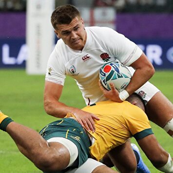 Henry Slade, en acción durante el Inglaterra-Australia. | EFE