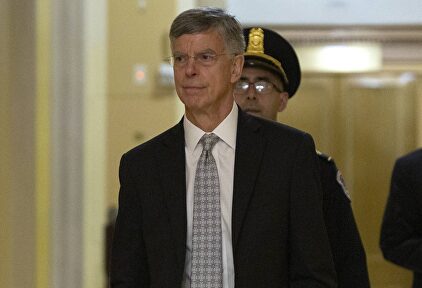 William Taylor, a su entrada a la Cámara Baja. | Cordon Press