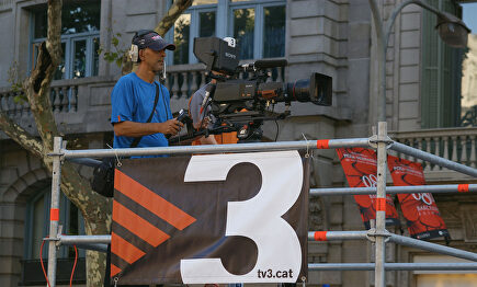 Un cámara de TV3 | Wikipedia/1997