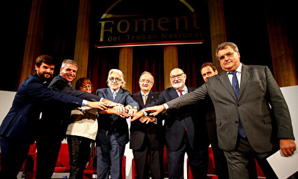 Un momento del acto. | EFE