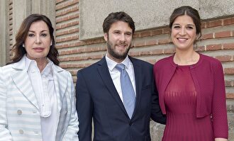 Carmen Martínez-Bordiú, Benjamín Rouget y Cynthia Rossi | Gtres