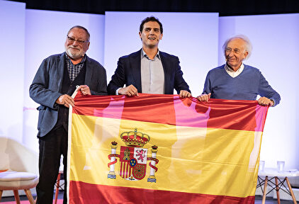 Savater, Rivera y Boadella durante el acto | Pedro Raíz