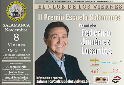 Cartel oficial del acto | Club de los viernes