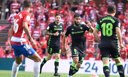 Fekir, durante el partido ante el Granada. | EFE