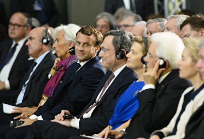 Lagarde y los líderes de la eurozona rinden homenaje a Draghi en el adiós del presidente del BCE | Europa Press