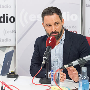 Santiago Abascal, con Federico Jiménez Losantos |  David Alonso Rincón