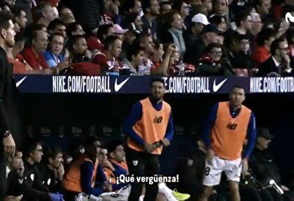 Aduriz y De Marcos a Simeone en pleno Atlético-Athletic: "¡Qué vergüenza!"