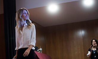 Cayetana Álvarez de Toledo en un acto en Barcelona el pasado 2 de noviembre. | EFE