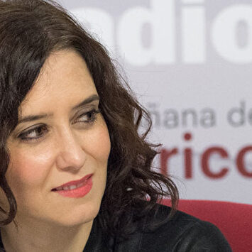 Díaz Ayuso, durante la entrevista. |  David Alonso Rincón