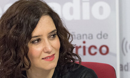 Díaz Ayuso, durante la entrevista. |  David Alonso Rincón