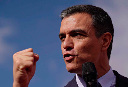 Pedro Sánchez, este miércoles, en un acto en Córdoba. | EFE