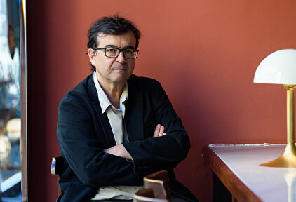 El escritor Javier Cercas, entrevistado para Libertad Digital. | David Alonso Rincón