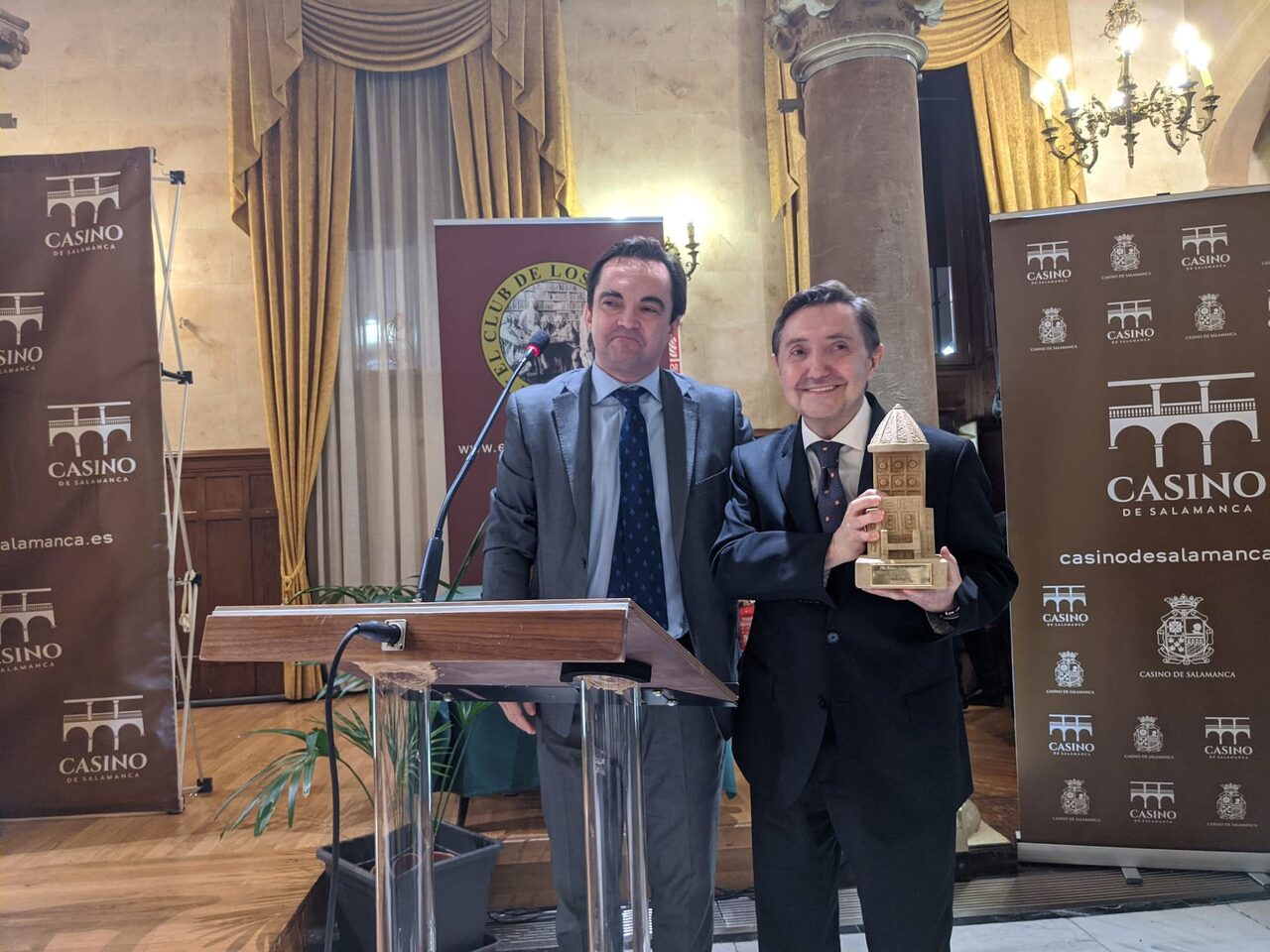 Ángel Fernández, presidente del Club de los Viernes. | LD