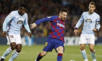 Messi dio una exhibición a balón parado y tumbó al Celta | EFE