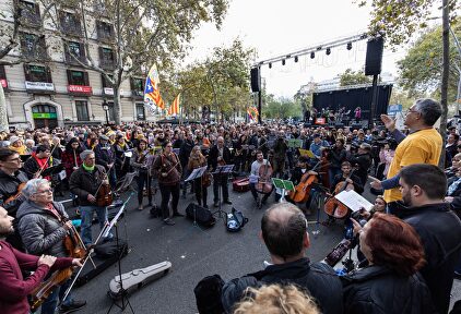 Protesta de Tsunami Democrático | Europa Press