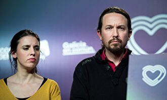 Irene Monterio y Pablo iglesias, el 10N. | EFE