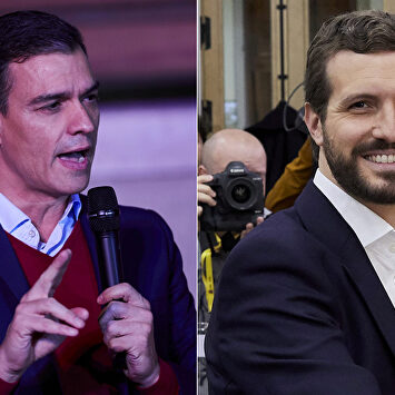 Pedro Sánchez y Pablo Casado |  Cordon Press