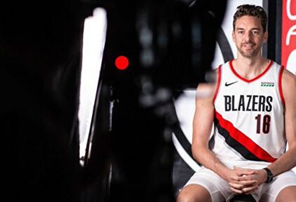 Pau Gasol, con Portland. | EFE