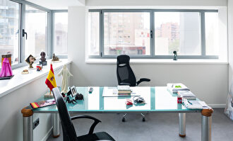 Entramos en el nuevo despacho del líder de Vox