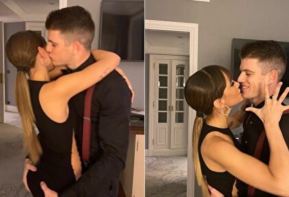 La pareja se comió a besos | Instagram
