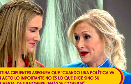 Cifuentes en Sálvame | Telecinco